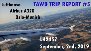 Lufthansa LH2457 OSL-MUC Trip Report (TAWD TRIP REPORT #5)