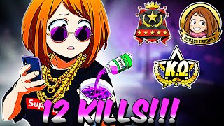 DROPPING 12 KILLS IN RANKED LIKE ITS NOTHING WITH URARAKA | My Hero Ultra Rumble