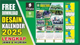 free download kalender 2025 part 1 lengkap jawa dan hijriah #kalender2025 #freedownloadkalender2025