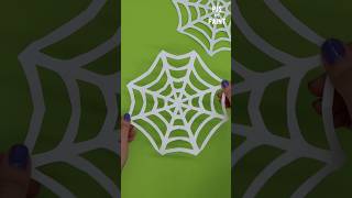 Easy paper spider web 🕸️