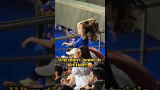 Janhvi ने अपने बाल क्यों नहीं बांधे?|Janhvi was at Wankhede Stadium during IPL #rizwanali #shorts