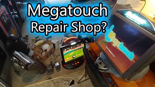 Holy Megatouches! My apartment has become a Megatouch repair shop! Quick arcade project update.