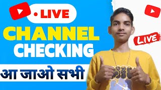 Live Channel Checking 😍👌 जल्दी जल्दी सभी आ जाओ 🙃