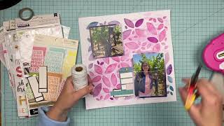 Scrapbook Process: Magic Vines // Scraptember 2024