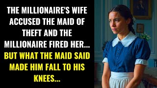 THE MILLIONAIRE FIRED THE HOUSEKEEPER ACCUSED OF THEFT... BUT HER WORDS BROUGHT HIM TO HIS KNEES...