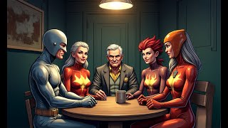 The Secret Meeting of Retired Superheroes | Butseraen (music video)