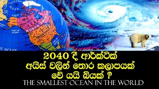 2040 දී ආර්ක්ටික් අයිස් වලින් තොර කලාපයක් වේ යයි බියක් ?/The Smallest Ocean in the World