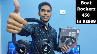 boAt Rockerz 450 Most Detailed Review 🔥🔥 | Best Bluetooth Headphone Under 1500 🔥⚡