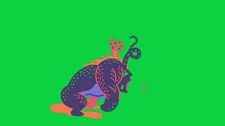 dinosaur animated cartoon green screen motion graphics video copyright free to use