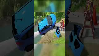 Cars vs Massive Speed Bumps #8 – BeamNG.Drive #shorts