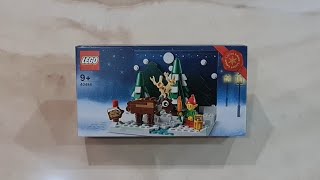 LEGO Seasonal Christmas Santa's Front Yard 40484 | Speed Build