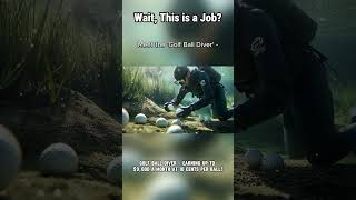 Wait, This is a Job? #GolfBallDiver #UniqueCareers #SideHustle #UnusualJobs #Divers #MastersGuild