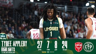 27 PTS Career High / Tyree Appleby | 23-24 / J13 / Elan Chalon vs Limoges CSP