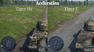 War Thunder ︱Detailed comparison ︱Tiger H1 VS Tiger E