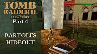 Tomb Raider 2 (PS1) 100% Walkthrough Part 4 - Bartoli's Hideout