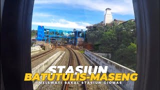 BANYAK TIKUNGAN DAN SWITCH OVER‼️ #keretaapiindonesia #naikkeretaapi #railway #backrideview #cc206