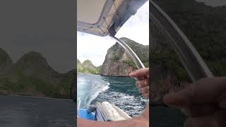 Phi Phi Islands Boat Tour Thailand. Near Maya Bay