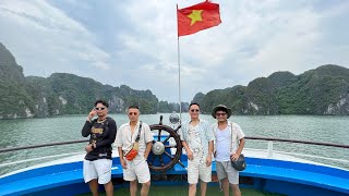 halong bay day cruise tour price 3500₹ with dragon king cruise tour  ( Vietnam) desi travel vlog