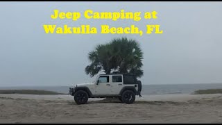 Solo Female Jeep free camping for the first time. Wakulla Beach, Apalachicola Forest, St Marks River