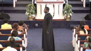 Pastor Jermaine Landrum preaches " A Man's Warfare Part 3