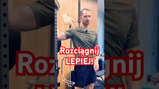 Zrób to! Rozciąganie KLATKI! - ćwiczenie #trening #benchpress #fizjoterapia #fitness