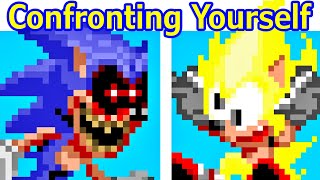 Friday Night Funkin': Confronting Yourself V2 [New Retake] (FNF Mod/Sonic.EXE) (Gameplays)