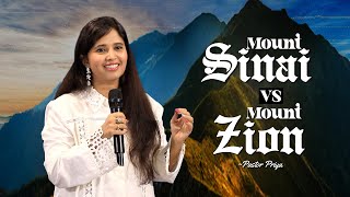 Mount Sinai vs Mount Zion (Excerpt)| Pastor Priya Abraham | 24th March 2024