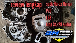 CB Biru Bore Up 70mm Struk Up 68mm : review lengkap part & test bleyerr || bmteamwork