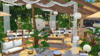 SULANI BEACH CAFÉ 🧋 || The Sims 4: Stop Motion (No CC)