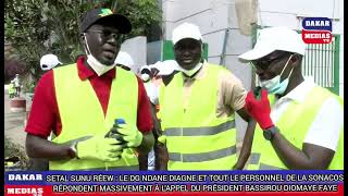 SETAL SUNU RÉEW : LE DG NDANE DIAGNE ET TOUT LE PERSONNEL DE LA SONACOS RÉPONDENT MASSIVEMENT À ...