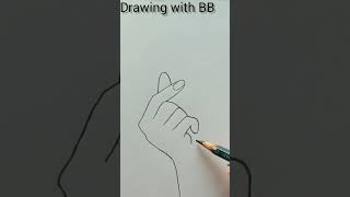 Hand drawing simple step by step draw the painting