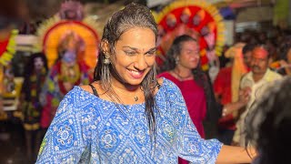 Pavani bujji mass dance at Kukatpally bonalu 2023 | Chatal band | Dance