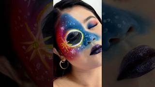 Galaxy makeup theme. #makeup