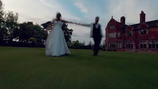 Colshaw Hall wedding venue is Cheshire by FPV Drone