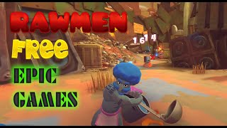 RAWMEN fOOD fIGHTER Arena gameplay first time training 1#freegames #epic #epicgames #rawmen#game