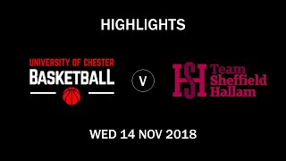 Highlights: University of Chester away to Sheffield Hallam | Mens BUCS Division 1A