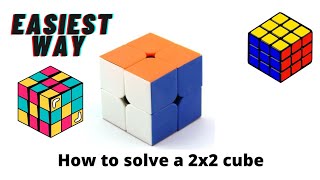 how to solve a 2x2 rubiks cube easiest way