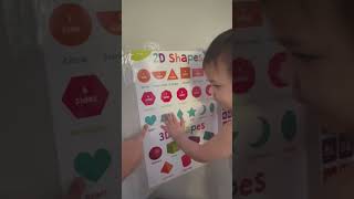 Good job Gabi #shorts  #shortvideo #babygirl #learning #shapes