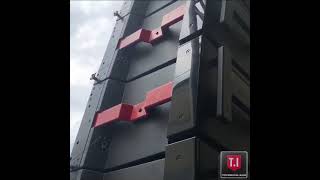 Max215 dual 15 inch line array system in T.I Pro Audio