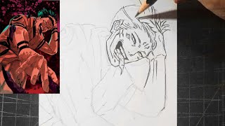 How To Draw Sukuna Jujutsu Kaisen Vol 25 Cover