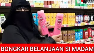 BONGKAR BELANJAAN SI MADAM ARAB GA TANGGUNG2 BANYAK BANGET