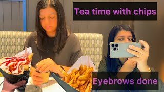 Tea/coffee with chips 🍟 ☕️ | little outting without kids vlog # 18