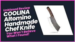 COOLINA Altomino Handmade Chef Knife Review The Ultimate Cutting Power! Slice Through Anything!