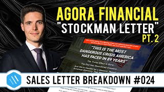 Agora Financial | "The Stockman Letter" Sales Letter Breakdown part 2 (Proven Ads 24/100)