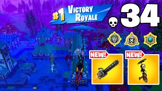 34 Elimination Solo Vs Squads “Zero Build” Win Gameplay (Fortnite Chapter 5 Season 4)