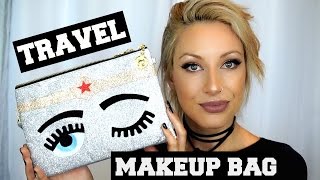 WHATS IN MY TRAVEL MAKEUP BAG