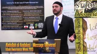 The Purpose of Life answered by Prophet Muhammed - lecture by Abdullah al-Andalusi