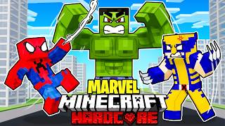 100 Players Simulate MARVEL in Minecraft...