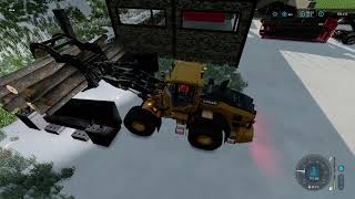 Winter jobs/making Lawn Care Project ready/picking up stones |The Old Stream Farm |Fs22 |Ps4