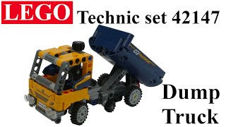 LEGO Technic set 42147 – Dump Truck -  Unboxing and Build (TUTORIAL)